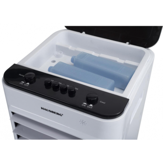 Racitor de Aer cu Telecomanda HAUSBERG HB-5963AB, 55-80W, 12L, 3 Viteze, Control Mecanic, Ventilator, Turbo, Accesorii incluse
