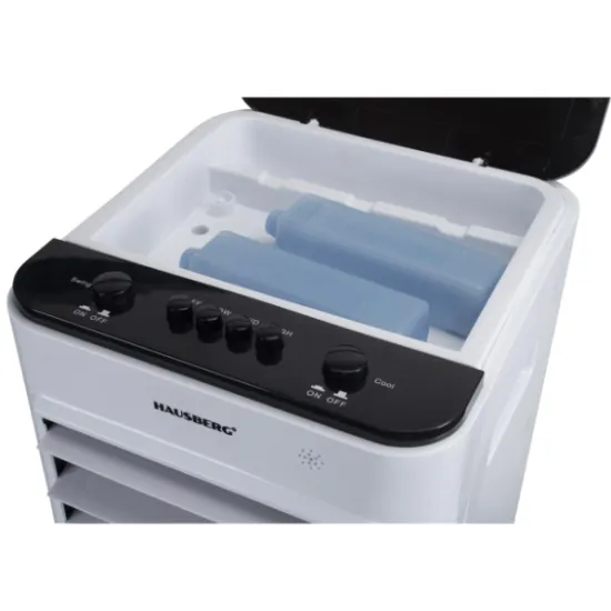 Racitor de Aer cu Telecomanda HAUSBERG HB-5963AB, 55-80W, 12L, 3 Viteze, Control Mecanic, Ventilator, Turbo, Accesorii incluse