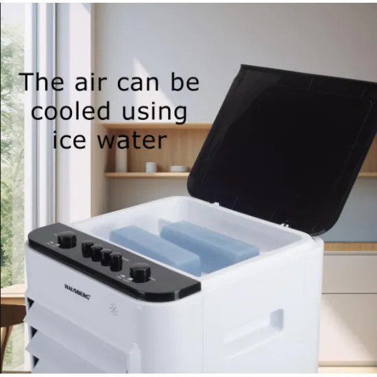 Racitor de Aer cu Telecomanda HAUSBERG HB-5963AB, 55-80W, 12L, 3 Viteze, Control Mecanic, Ventilator, Turbo, Accesorii incluse