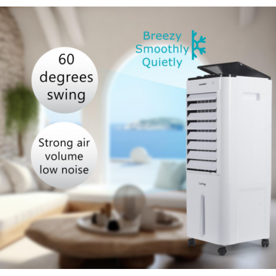 Racitor de Aer cu Telecomanda HAUSBERG HB-5963AB, 55-80W, 12L, 3 Viteze, Control Mecanic, Ventilator, Turbo, Accesorii incluse