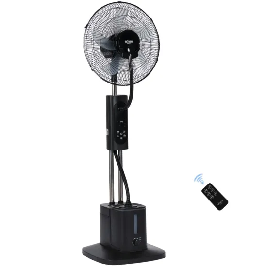 Ventilator cu pulverizare apă și umidificare 16" BÖHM BME-01A, 70W, 3 trepte de viteză, 3 moduri ventilare