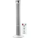 Ventilator Turn cu Telecomanda HAUSBERG HB-5952AB, 55W, 3 Viteze, 38 inch, LED, Temporizator, Oscilatie, Maner transport, Alb