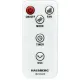 Ventilator Turn cu Telecomanda HAUSBERG HB-5952AB, 55W, 3 Viteze, 38 inch, LED, Temporizator, Oscilatie, Maner transport, Alb
