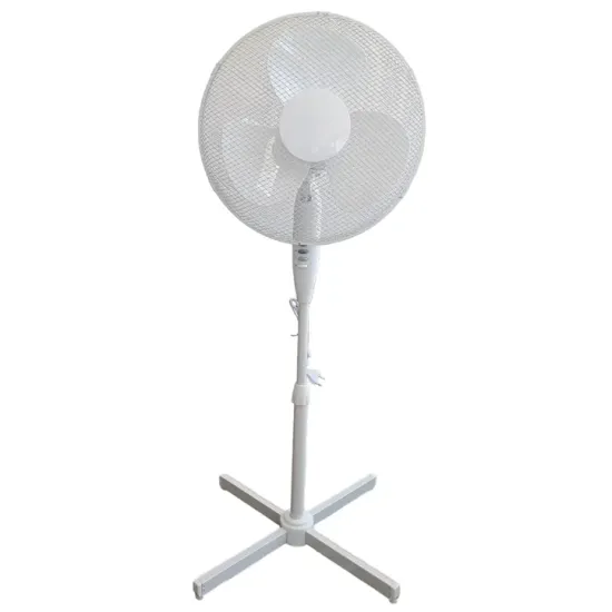 Ventilator cu picior ,50w, 3 viteze, inaltime reglabila, Alb