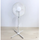 Ventilator cu picior ,50w, 3 viteze, inaltime reglabila, Alb
