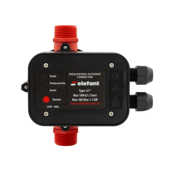Pachet hidrofor Pompa submersibila ELEFANT 3.5STM2-8, 370 W, debit 2.6 m3/h, inox + Presostat electronic 2.2kW