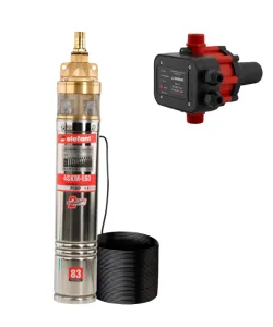 Pachet hidrofor Pompa submersibila ELEFANT 4SKM150, putere 1100 W, debit 41 L/min + Prescontrol automat EWPC-1, 1.1KW, 1.5 bar