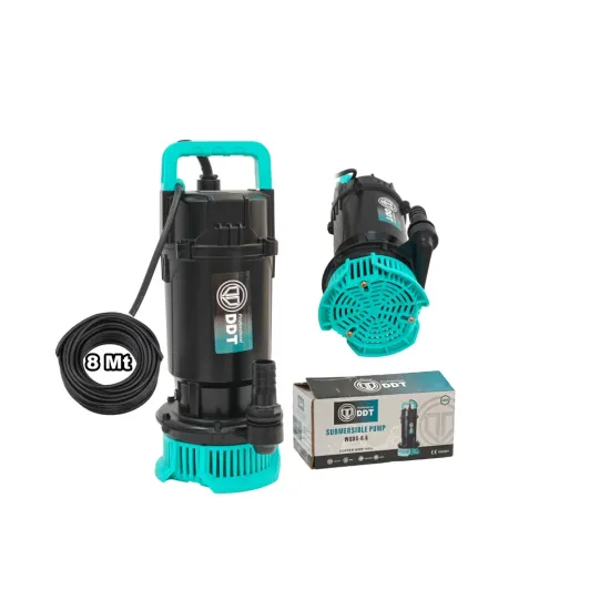 Pompa submersibila apa curata DDT WQDS-0.6 – 0.75HP, 220V, debit 3 m³/h, bobinaj cupru masiv, refulare 25m