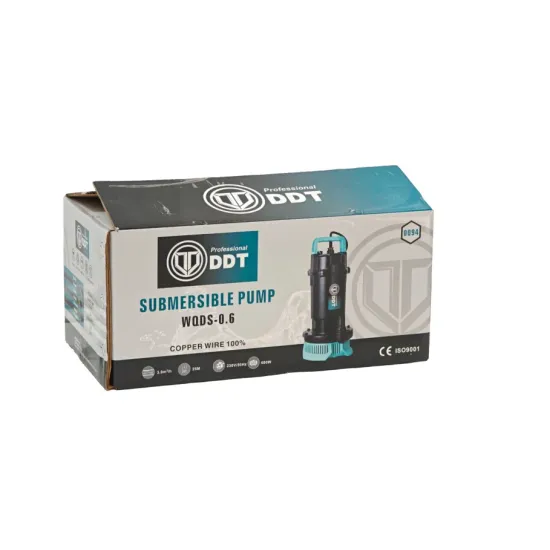 Pompa submersibila apa curata DDT WQDS-0.6 – 0.75HP, 220V, debit 3 m³/h, bobinaj cupru masiv, refulare 25m