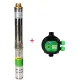 Pachet hidrofor - Pompa submersibila 8 turbine Micul Fermier, putere 1.1 kW, debit 3900 l/h, inaltime maxima 51 m + Presostat electronic 2.2kW