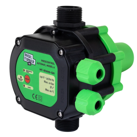Pachet hidrofor Pompa submersibila, putere 1.3kW, debit 3000l/h, pompare 60m + Presostat electronic 2.2 kW