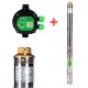 Pachet hidrofor - Pompa submersibila Micul Fermier, 19 turbine, 1.5KW, debit 5400l/h, inaltime maxima 150m + Prescontrol automat Micul Fermier, racord 1 Tol, 1.5 kW