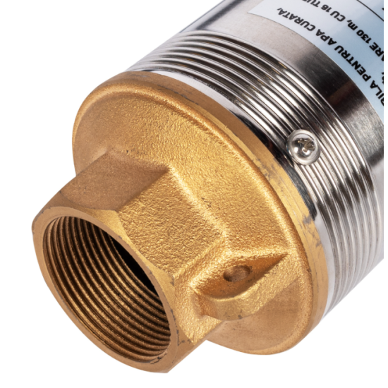 Pachet hidrofor - Pompa submersibila Micul Fermier, 16 turbine, 1.1KW, debit 5400l/h, inaltime maxima 130m + Prescontrol automat Micul Fermier, racord 1 Tol, 1.5 kW