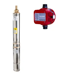Pachet hidrofor - Pompa submersibila 550W, 1Tol, 114L/min, 56m, 8 Turbine, RD-WP70 + Presostat electronic 2.2kW