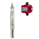 Pachet hidrofor - Pompa submersibila 550W, 1Tol, 114L/min, 56m, 8 Turbine, RD-WP70 + Presostat electronic 2.2kW