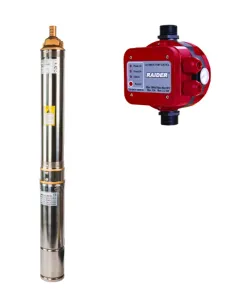Pachet hidrofor - Pompa submersibila, 10 turbine, 750W, 1 Tol, debit 90L/min, 73m, RD-WP71 + Presostat electronic 2.2kW