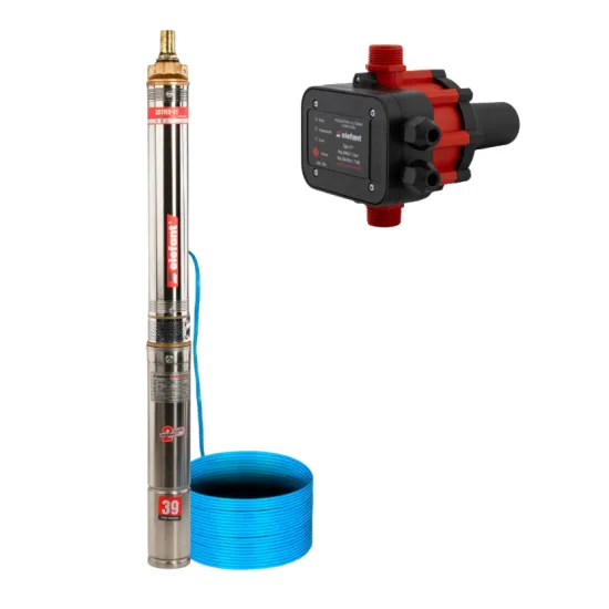 Pachet hidrofor Pompa Submersibila 3STM2-11, putere 750 W, debit 3 m3 / h + Prescontrol automat EWPC-1, 1.1KW