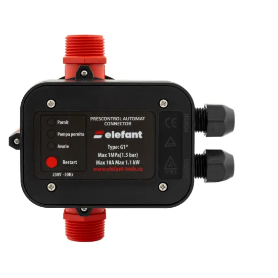 Pachet hidrofor Pompa Submersibila 3STM2-11, putere 750 W, debit 3 m3 / h + Prescontrol automat EWPC-1, 1.1KW