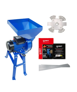 Moara electrica cu Suport pentru cereale, boabe si stiuleti porumb, DDT, 3500 W, 3000 rpm, 200 Kg/h DDT