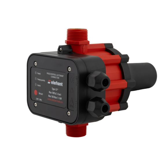 Pachet hidrofor - Pompa submersibila, 6 turbine, 720 W, cablu 55 m, debit 3.6 m³/h + Prescontrol automat EWPC-1, 1.1KW