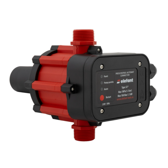 Pachet hidrofor Pompa submersibila, 8 turbine, 970 W, 3.6 m³/h, 90 m cablu + Prescontrol automat EWPC-1, 1.1KW