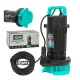 Pompa submersibila apa curata DDT WQDS-0.8 – 1.0HP, 220V, debit 3 m³/h, bobinaj cupru masiv, refulare 35m