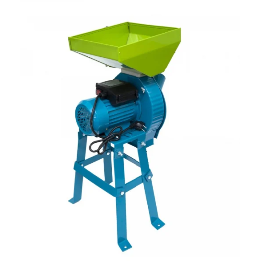 Moara electrica cu Suport pentru cereale, boabe si stiuleti porumb, Cuva Mare, WertCraft, 3.5 kW, 3000 rpm, 200 Kg/h