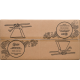 Zdrobitor de Struguri Manual DDT HGP-50S - Cuva 20 litri / 300 kg/h