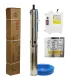 Pachet hidrofor - Pompa submersibilă DDT 4SP5/12 – 1.8 kW, 12 turbine inox, 8 m³/h, 90 m inaltimea de refulare + Presostat electronic inteligent digital reglabil