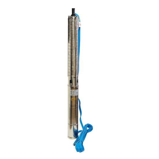 Pachet hidrofor - Pompa submersibilă DDT 4SP5/12 – 1.8 kW, 12 turbine inox, 8 m³/h, 90 m inaltimea de refulare + Presostat electronic inteligent digital reglabil
