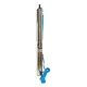 Pachet hidrofor - Pompa submersibilă DDT 4SP5/12 – 1.8 kW, 12 turbine inox, 8 m³/h, 90 m inaltimea de refulare + Presostat electronic inteligent digital reglabil