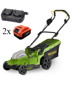 Masina de tuns iarba PROCRAFT PLM20 pe 2 acumulatori, 20 V/  Masina de tuns iarba PROCRAFT PLM20 pe 2 acumulatori, 20 V/