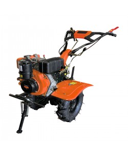 Motocultor DETOOLZ 7CP 280CC, motorina, 4T, 3 viteze, pornire manuala, cu roti
