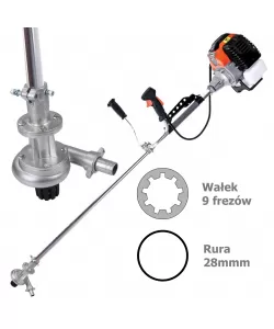 Atasament motocoasa pentru pompa de apa 1″, adaptor motocoasa pompa de apa 28 mm Atasament motocoasa pentru pompa de apa 1″, adaptor motocoasa pompa de apa 28 mm