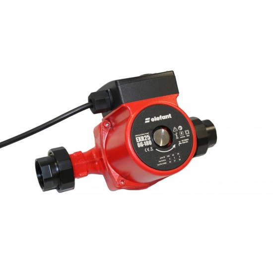 Pompa de recirculare Elefant EXR25 6G-180, 100W, 55 l / min Pompa de recirculare Elefant EXR25 6G-180, 100W, 55 l / min