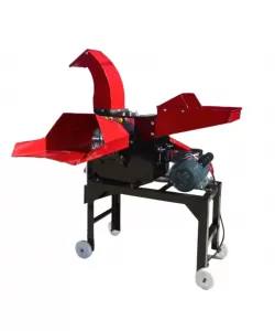 Tocator de furaje MS-400-24H cu Motor 2800RPM 4KW cu carcasa de aluminiu, 500 kg/h furaje si 1000 kg/h cereale, 3 site