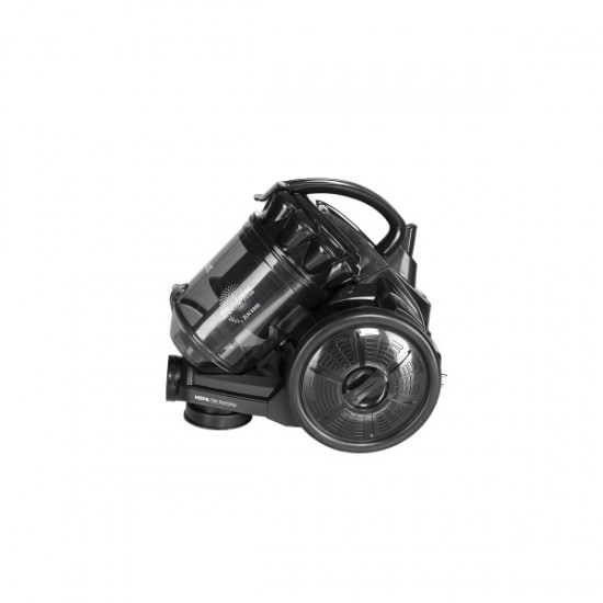 Aspirator fara sac Zilan  Negru, 700W, filtru HEPA 13 si control flux de aer pe maner