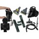 Aspirator fara sac Zilan  Negru, 700W, filtru HEPA 13 si control flux de aer pe maner