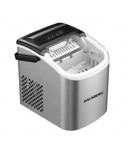 Aparat de preparat gheata HAUSBERG , capacitate vas apa 1.2 litri, productie cuburi gheata 12-15 kg / 24 ore, capacitate de stocare 0.6 kg, 9 cuburi/6-9 min, argintiu Aparat de preparat gheata HAUSBERG , capacitate vas apa 1.2 litri, productie cuburi gheata 12-15 kg / 24 ore, capacitate de stocare 0.6 kg, 9 cuburi/6-9 min, argintiu