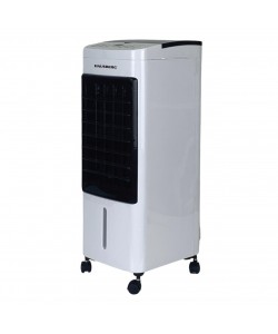 Produs resigilat Ventilator cu racire si umidificare aer HAUSBERG HB-5955AB, 3 viteze, telecomanda, temporizator 12 ore, rezervor apa 4 l, portabil, Alb