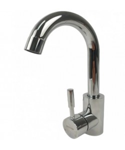 Baterie Bucatarie MIXXUS SUS-011-B CHROME Din Otel Inoxidabil, Monocomanda, Racorduri Incluse