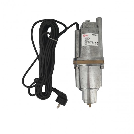 Pompa submersibila cu vibratii DDT-Professional, VMP 60-3,20 l/min , adancime de absorbtie: 60 m