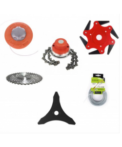 Set motocoasa 6 piese, disc ondulat 255x40T, disc 6 cutite pliabile, tambur fir si lant drujba, fir 2.4mm x12m, disc 3T 255 curbat Set motocoasa 6 piese, disc ondulat 255x40T, disc 6 cutite pliabile, tambur fir si lant drujba, fir 2.4mm x12m, disc 3T 255 curbat