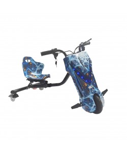 Tricicleta electrica Drift HAUSBERG KIDS HB-KD05BL, 8inch, viteza 15 km/h , autonomie 10-15 km, motor 250 W, Albastru