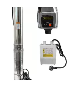 Kit hidrofor electronic cu pompa submersibila Zinith Italiy - 3STM122, 1.25 Kw, refulare 140m, Presostat automat LPC-4 Kit hidrofor electronic cu pompa submersibila Zinith Italiy - 3STM122, 1.25 Kw, refulare 140m, Presostat automat LPC-4