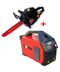 Pachet Drujba pe benzina Motoyama Japan 7800, 7.8 Cp + Invertor/Aparat de sudura Campion MMA-350 XL