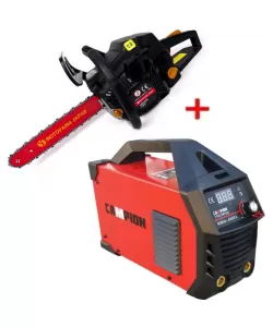 Pachet Drujba pe benzina Motoyama Japan 7800, 7.8 Cp + Invertor/Aparat de sudura Campion MMA-350 XL