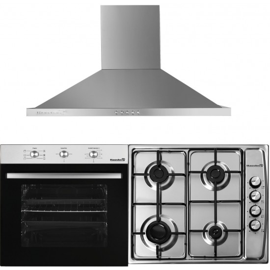 Pachet Cuptor incorporabil Hausberg HB-8053IN, + Plita incorporabila Hausberg HB-555, Gaz, + Hota incorporabila decorativa Hausberg HB-1260
