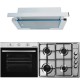 Pachet Cuptor incorporabil Hausberg HB-8053IN, Plita incorporabila Hausberg HB-555, Hota incorporabila telescopica Hausberg HB 1280