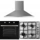 Pachet Cuptor incorporabil Hausberg HB-8053NG, + Plita incorporabila Hausberg HB-555, Gaz, + Hota incorporabila decorativa Hausberg HB-1260